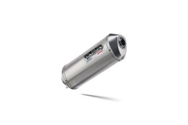 GPR escape compatible con  Aprilia Mana 850 Gt 2007-2016, Satinox, Escape semi-completo homologado con db killer extraible 