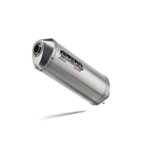 Exhaust compatible with Triumph Speed 400 2023-2025, Satinox , Slip-on exhaust including removable db killer and link pipe 