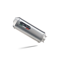 Exhaust compatible with Benelli Bn 302 S 2015-2016, Satinox , Slip-on exhaust including removable db killer and link pipe 