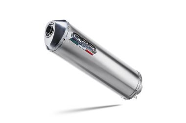 GPR escape compatible con  Benelli Trk 502 X 2017-2020, Satinox , Escape legal, homologado, silenciador con db killer desmontable y tubo de conexión específico 