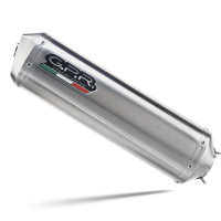 Exhaust compatible with Bmw F 800 Gs 2024-2025, Satinox , Slip-on exhaust including removable db killer and link pipe 