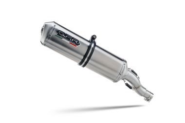 GPR escape compatible con  Suzuki Sv 650 - S 2003-2010, Satinox , Escape semi-completo homologado con db killer extraible 