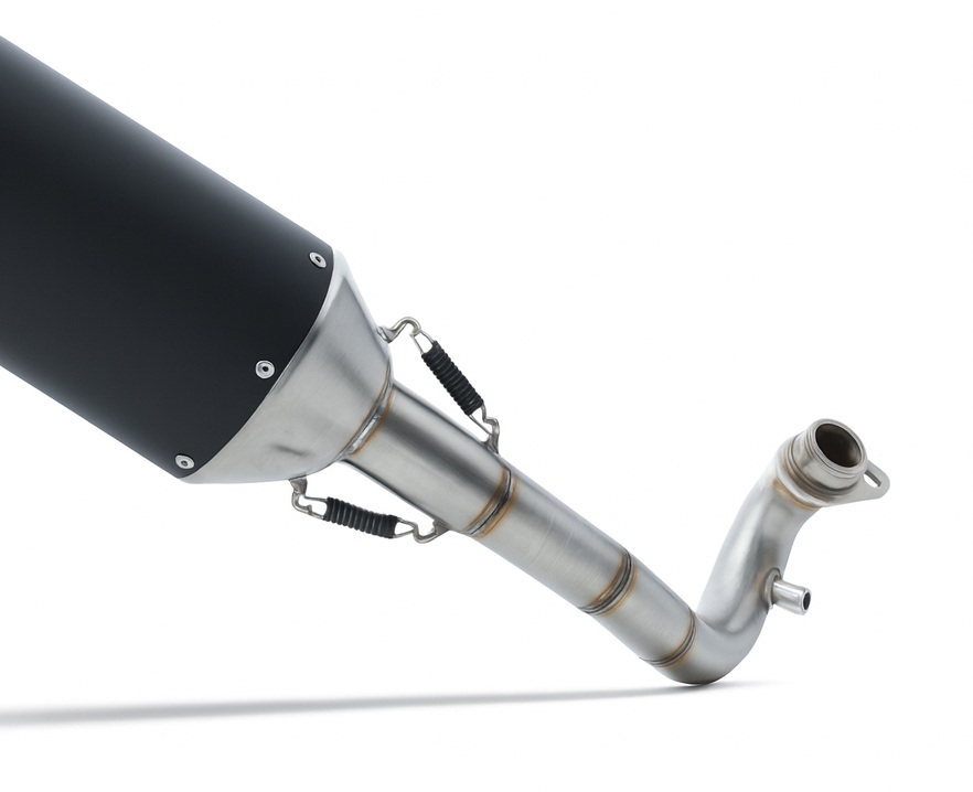 GPR exhaust compatible with  Aeon Urban 350 2010-2016, Furore-X Scooter, Full system exhaust including removable db killer and catalyst, EPA-compliant 