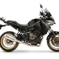 GPR escape compatible con  Yamaha Tracer 700 2020-2021, Satinox , Escape completo, no legal para países de la UE, con db killer extraíble 
