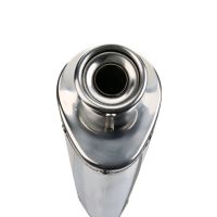 Exhaust compatible with Aprilia Mana 850 Gt 2007-2016, Trioval, Mid-Full system exhaust including removable db killer 