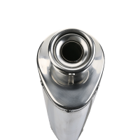 Exhaust compatible with Bmw F750GS 2018-2020, Trioval, Slip-on exhaust including removable db killer and link pipe 