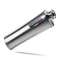 Exhaust compatible with Aprilia Mana 850 Gt 2007-2016, Trioval, Mid-Full system exhaust including removable db killer 