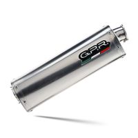 Exhaust compatible with Aprilia Mana 850 Gt 2007-2016, Trioval, Mid-Full system exhaust including removable db killer 
