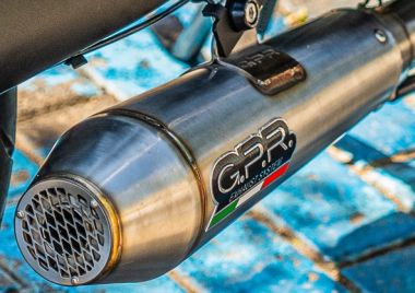 GPR escape compatible con  Ural Gear Up 2017-2019, Ultracone, Escape legal, homologado, silenciador con db killer desmontable y tubo de conexión específico 