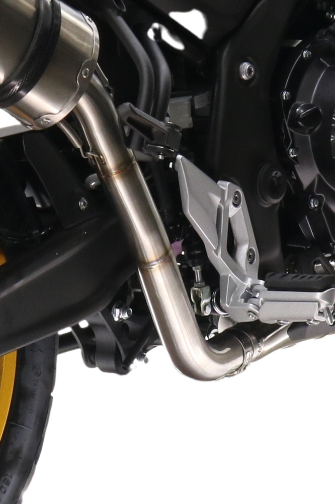 GPR exhaust compatible with  Voge 625DSX 2024-2025, Trioval, Slip-on exhaust including removable db killer and link pipe, EPA-compliant 