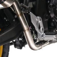 GPR exhaust compatible with  Voge 625DSX 2024-2025, Trioval, Slip-on exhaust including removable db killer and link pipe, EPA-compliant 