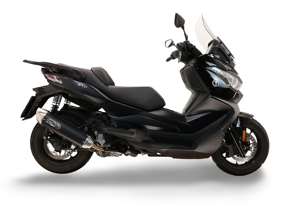 GPR exhaust compatible with  Bmw C400X / C400GT 2019-2020, Furore-X Scooter, Slip-on exhaust including link pipe and removable db killer 