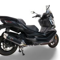 GPR exhaust compatible with  Bmw C400X / C400GT 2019-2020, Furore-X Scooter, Slip-on exhaust including link pipe and removable db killer 