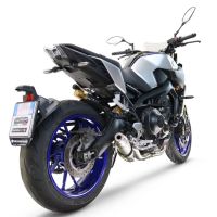 GPR exhaust compatible with  Yamaha FZ-09 2014-2016, Deeptone Inox, Full system exhaust, including removable db killer 