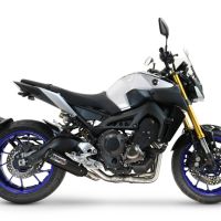 GPR escape compatible con  Yamaha Mt-09 Tracer 900 2015-2020, M3 Black Titanium, Escape completo racing, incluyendo colector y db killer desmontable, sin homologación 