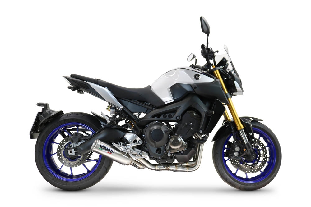 GPR exhaust compatible with  Yamaha FZ-09 2014-2020, M3 Inox , Full system exhaust, including removable db killer 