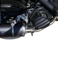 Exhaust compatible with Yamaha Zuma 125 2009-2015, Furore Nero, Full system exhaust, including removable db killer 