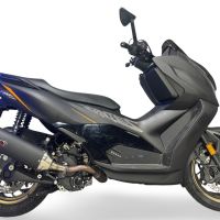 GPR exhaust compatible with  Zontes 365D 2024-2026, Furore-X Scooter, Slip-on exhaust including link pipe and removable db killer 